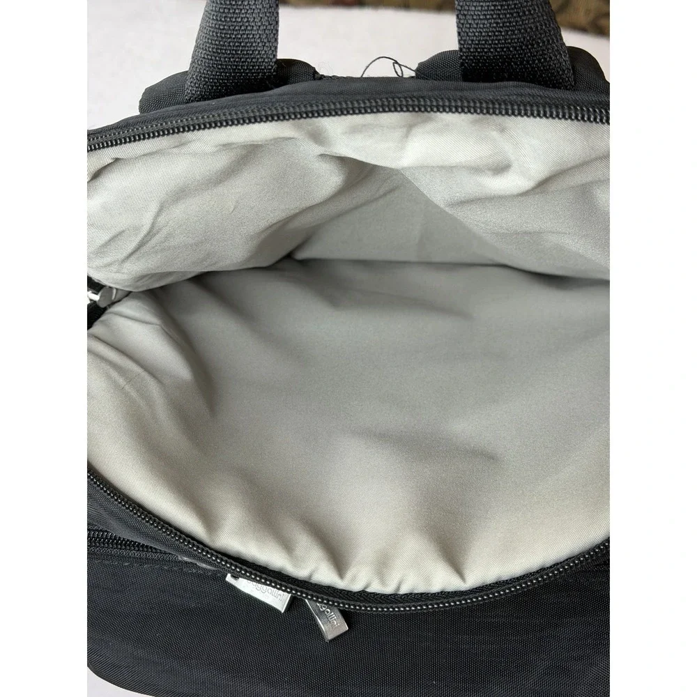 Baggallini‎ RFID Travel Backpack Black Nylon Laptop Carry On Organizer Bag
